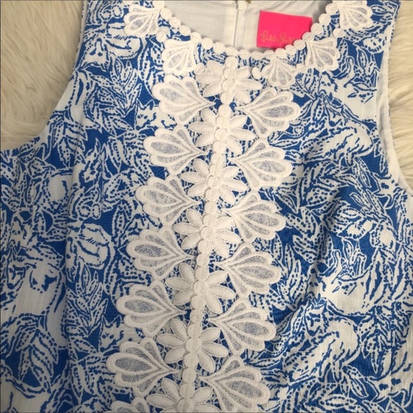 Lilly Pulitzer Melani Shift Dress Fancy Feet - Picture 3 of 12